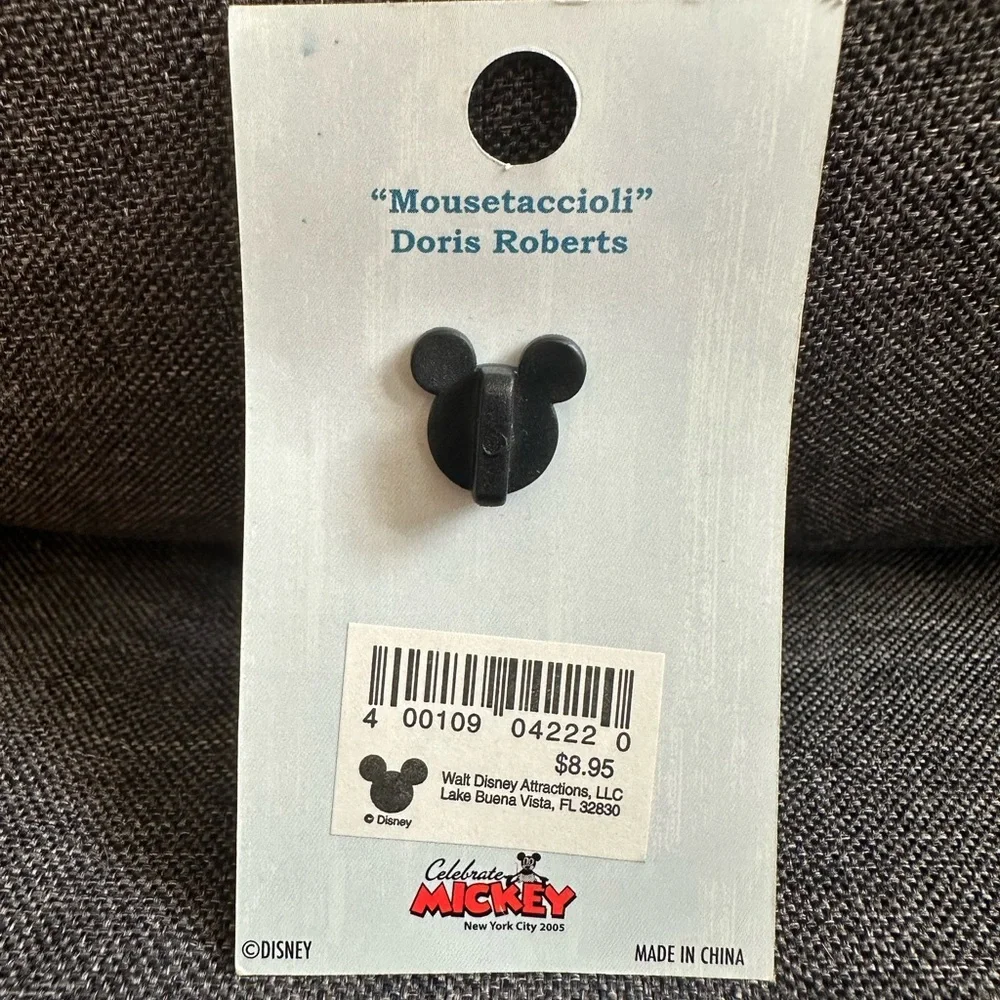 Disney Celebrate Mickey Pin Doris Roberts "Mousetaccioli" - Picture 2 of 4